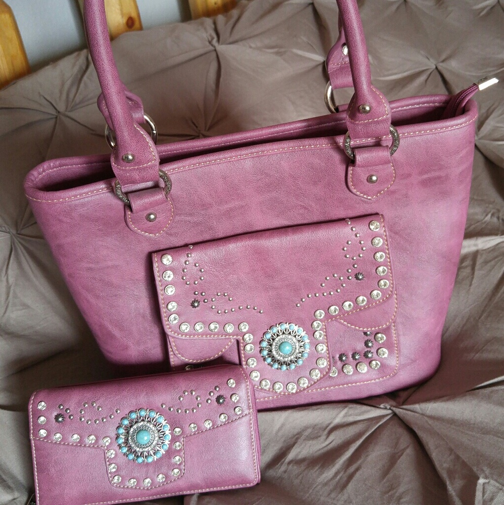 Montana West Concealed Carry Purse and Wallet